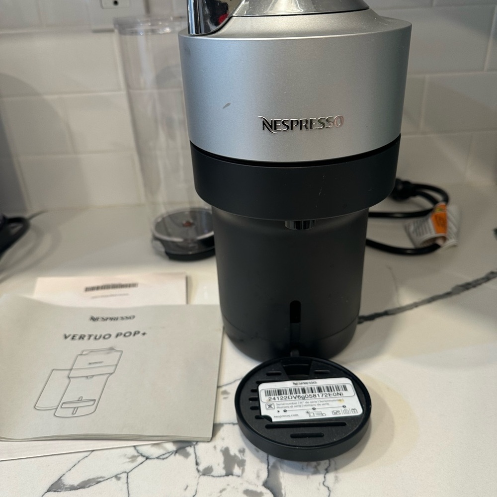 Nespresso Vertuo Pop in Silver and Black